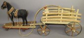 GERMAN FABRIC COVERED HORSE PU