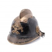 GERMAN FIREMAN'S BRASS HELMET