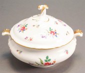 GERMAN FLORAL AND GILT ROUND C