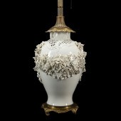 GERMAN FLORAL BLANC DE CHINE P