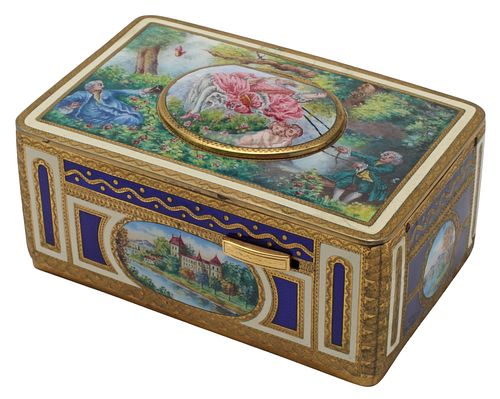 GERMAN GILT-METAL &AMP; ENAMEL