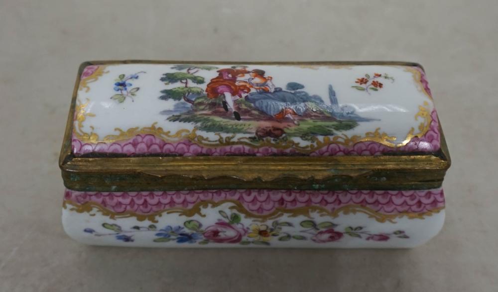 GERMAN GILT-METAL AND HAND