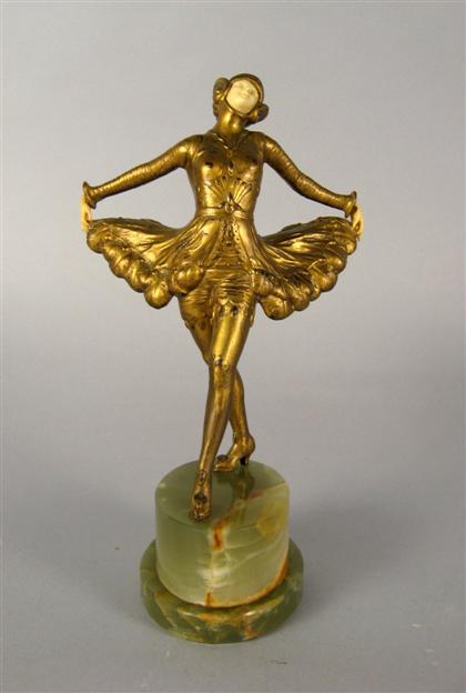 German gilt metal and ivorine