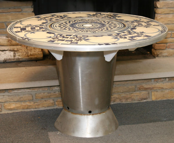 German glazed ceramic blue and