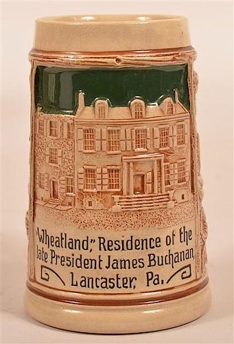 GERMAN GLAZED STONEWARE 1/4 LITER