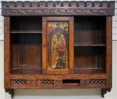 GERMAN GOTHIC CARVED MAHOGANY