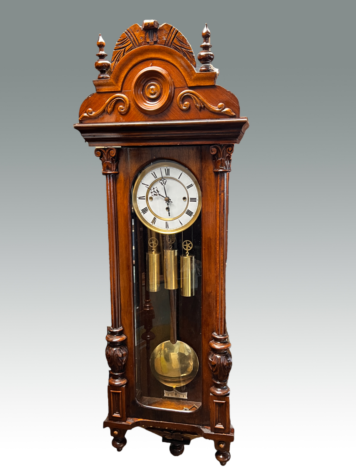GERMAN GUSTAV BECKER WALL CLOCK: