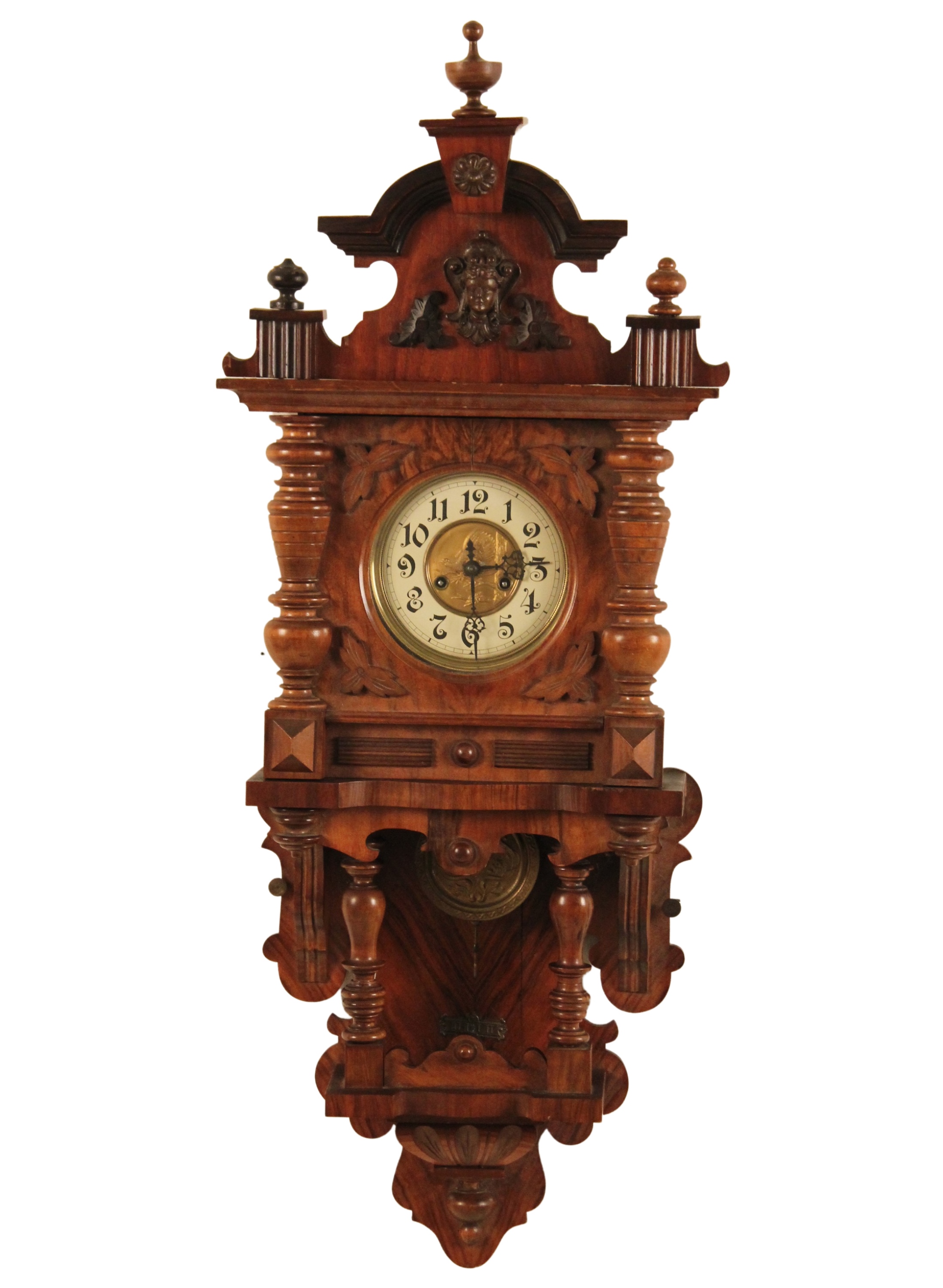 GERMAN GUSTAV BECKER WALNUT WALL