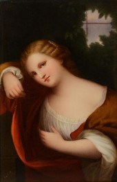 GERMAN HARD PASTE PORCELAIN PL