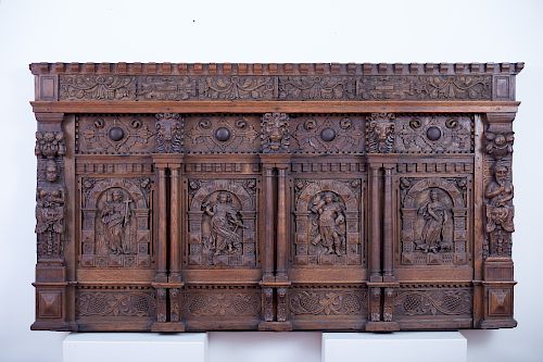 GERMAN HEAVILY CARVED RENAISSANCE