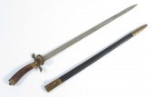 GERMAN HUNT SWORD: Brass pomme