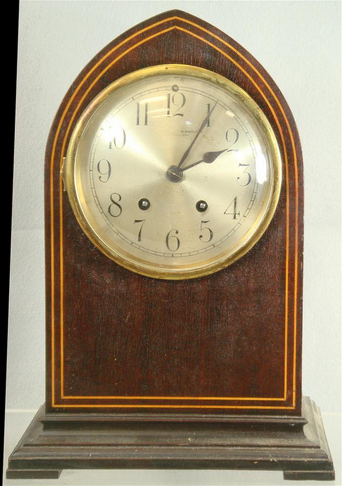German inlaid mahogany beehive