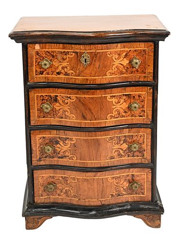 GERMAN INLAID WALNUT PRAYER