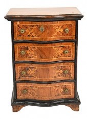 GERMAN INLAID WALNUT PRAYER CA