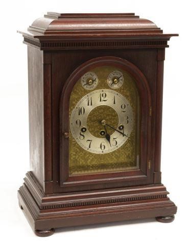 GERMAN JUNGHANS CHIMING MAHOGANY
