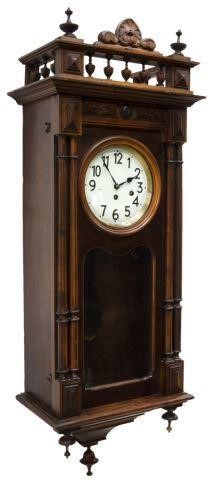 GERMAN JUNGHANS WALNUT REGULATOR