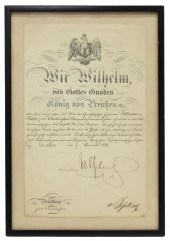 GERMAN KAISER WILHELM II SIGNE
