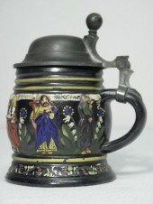 German Kruessen style ceramic