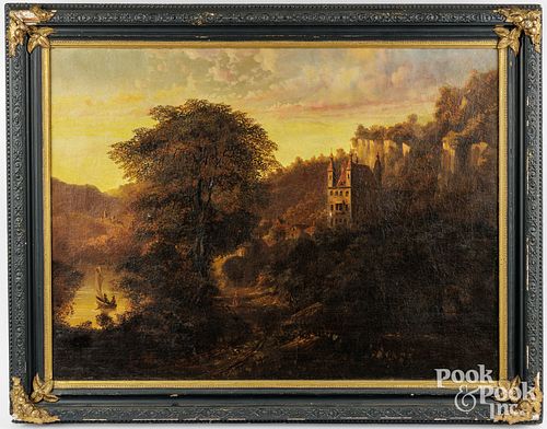 GERMAN LANDSCAPEGerman oil on