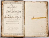 GERMAN LEATHER BOUND BIBLE, DA