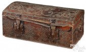 GERMAN LEATHER COVERED DOME LI