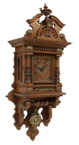 GERMAN LENZKIRCH CARVED OAK WALL