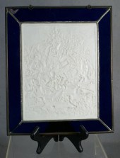 German Lithophane in a stained
