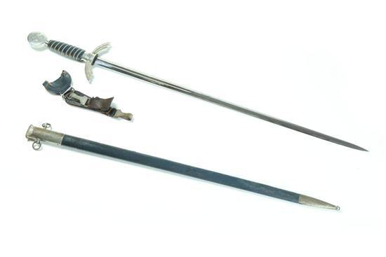 GERMAN LUFTWAFFE SWORD AND FROG.