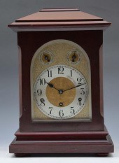 GERMAN MAHOGANY CASED BRACKET