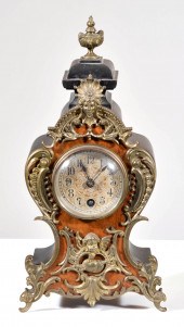 GERMAN MANTLE CLOCK, "LENZKIRC