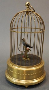 GERMAN MECHANICAL SINGING BIRD