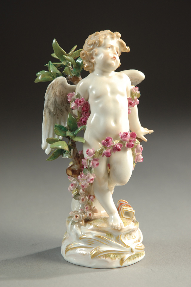GERMAN MEISSEN PORCELAIN FIGURE: