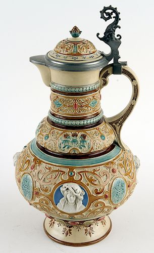 GERMAN METTLACH BEER STEIN #1147