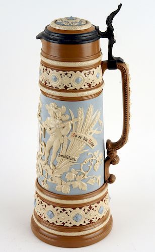 GERMAN METTLACH BEER STEIN #1739