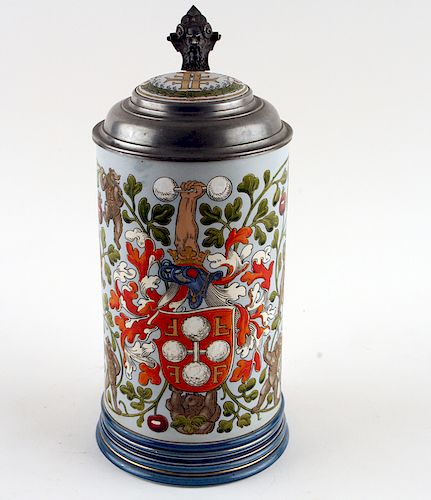GERMAN METTLACH BEER STEIN #2053