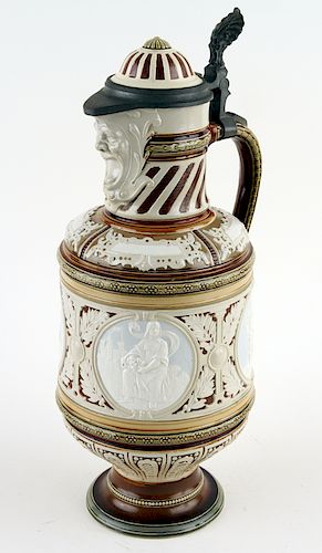 GERMAN METTLACH BEER STEIN #2364