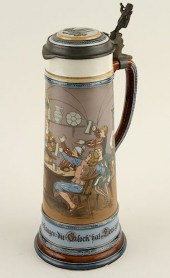GERMAN METTLACH BEER STEIN #24