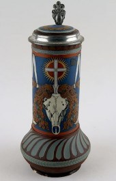 GERMAN METTLACH BEER STEIN #28