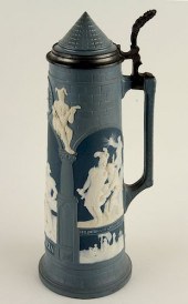 GERMAN METTLACH BEER STEIN ROD