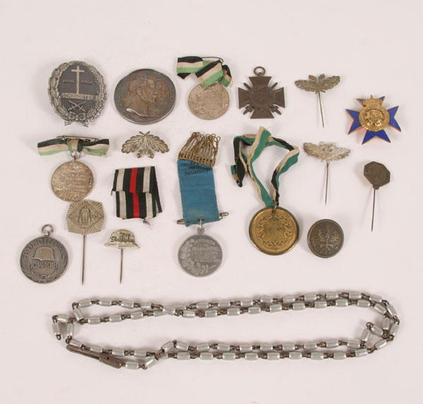 German military medals; 1923