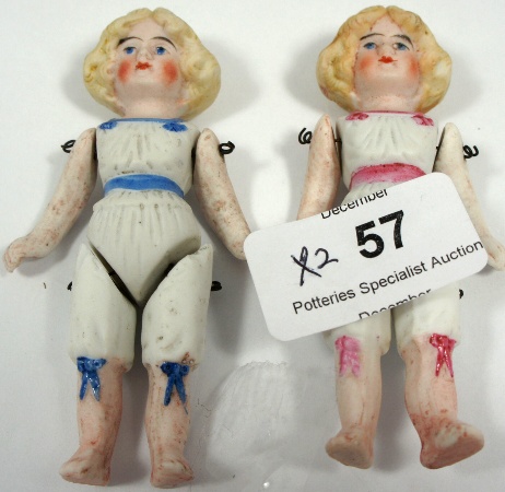 German Miniature Bisque Porcelain