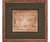 GERMAN MOURNING CERTIFICATE<br