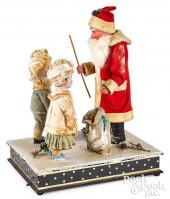 GERMAN MUSICAL HAND CRANK SANT