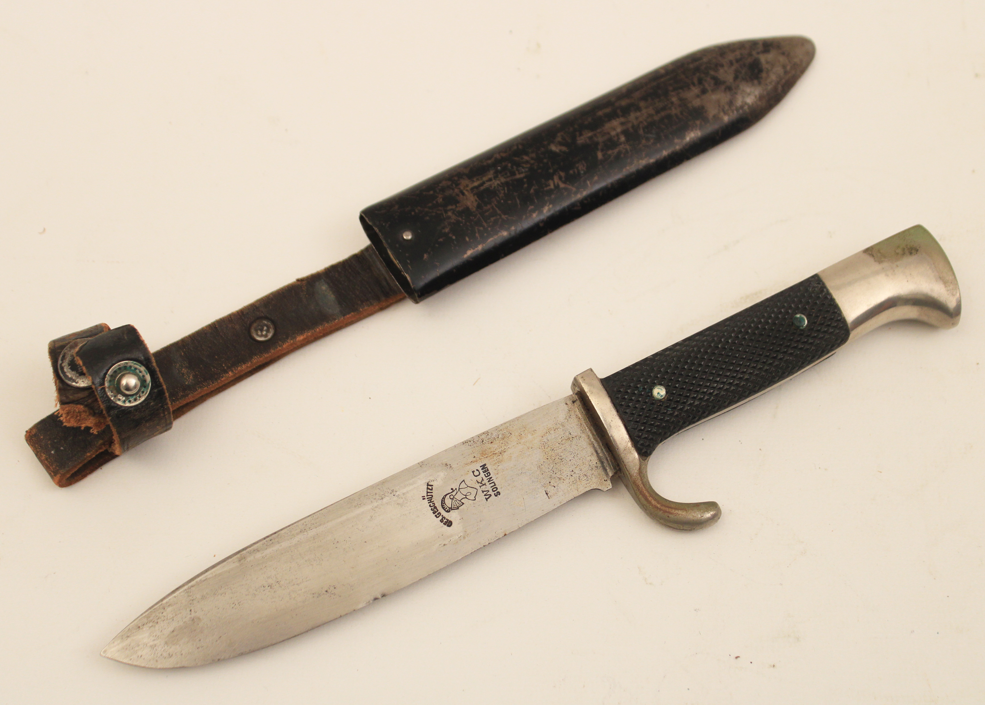 GERMAN NAZI "SS" DAGGER HAVING