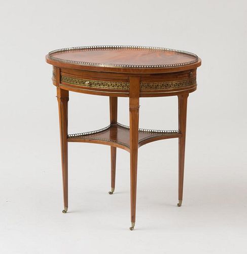 GERMAN NEOCLASSICAL BRASS-INLAID
