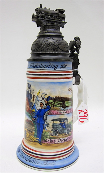 GERMAN OCCUPATIONAL PORCELAIN STEIN
