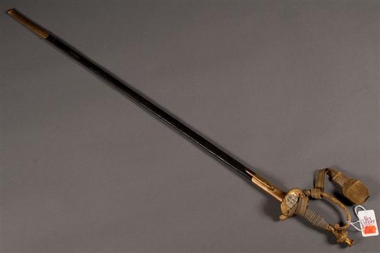 German officer's sword, early