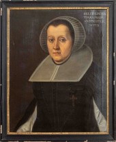 GERMAN OIL ON CANVAS OF A WOMA