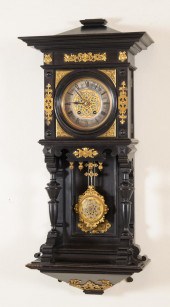 GERMAN OPEN PENDULUM WALL CLOC