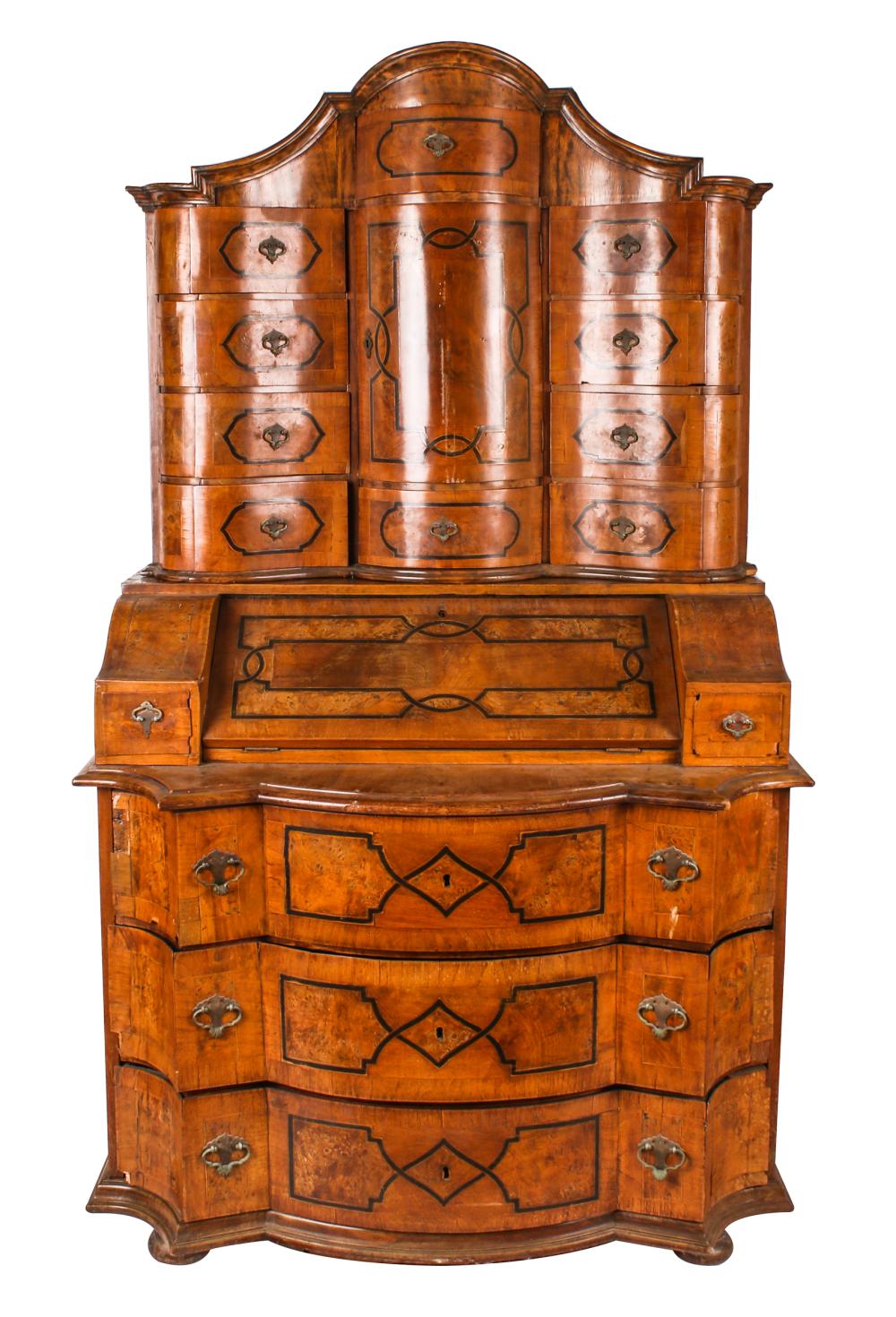 GERMAN OR AUSTRIAN BAROQUE INLAID